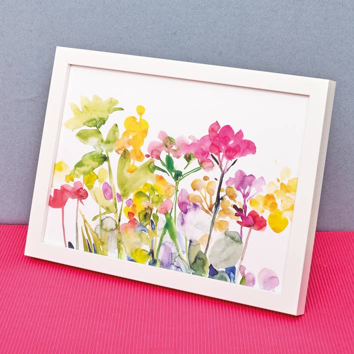DFSP01 Floral Watercolour A4 Art Print for wholesale by Dyson Design