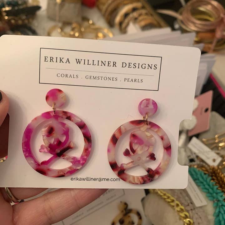 Erika Williner Designs - Boucles d'oreilles Gaspy pour la vente par Erika Williner Designs