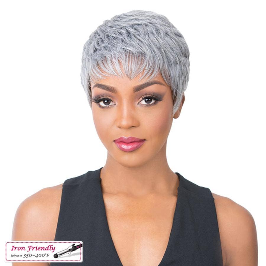 KT Supply - Wholesale Wig/Hair Piece - Synthetic 2020 Wig - Super Cute,N. Grey0