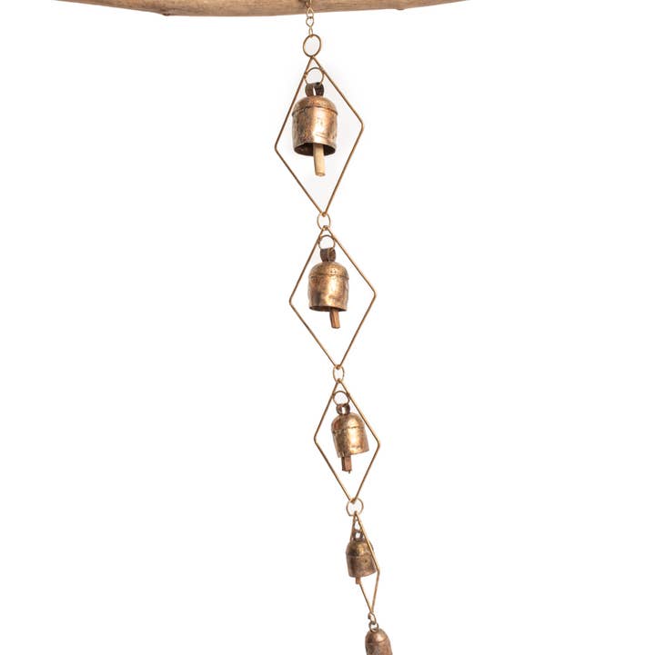 Indika - Wholesale Wind Chime - Sa Re Ga Ma 5 Bell, Hand-tuned Garden Wind Chime, India0
