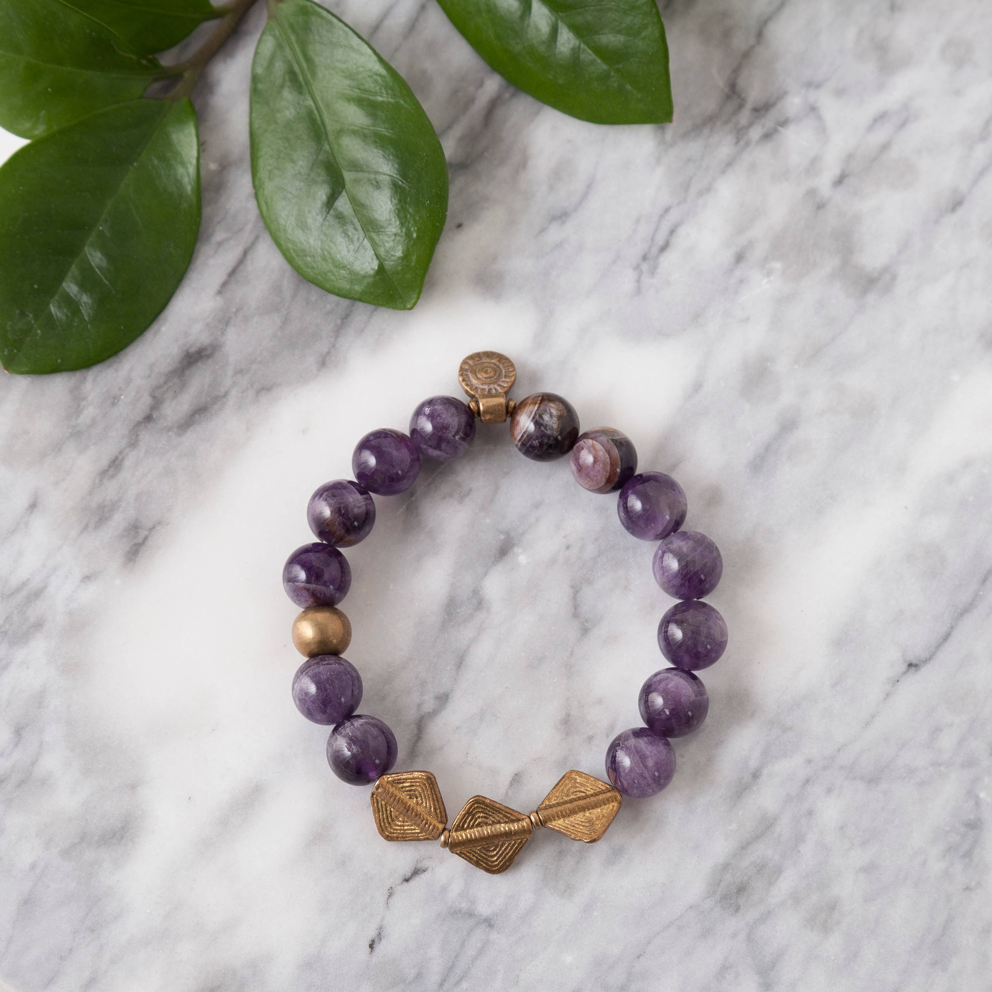 Baizaar - Wholesale Charm/Dangle Bracelet - Stone Bracelet with Three Diamond and Sun Charm1