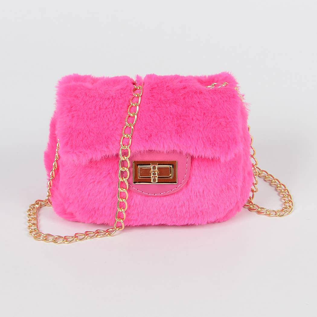 3AM BY H&D ACCESSORIES - Wholesale Crossbody Bag - Women's - Faux Fur Mini Bag1