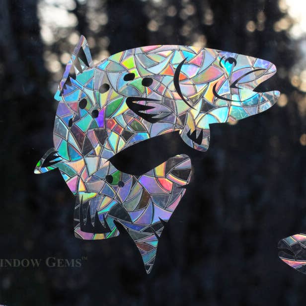 Rainbow Trout Window Gems for wholesale by Window Gems