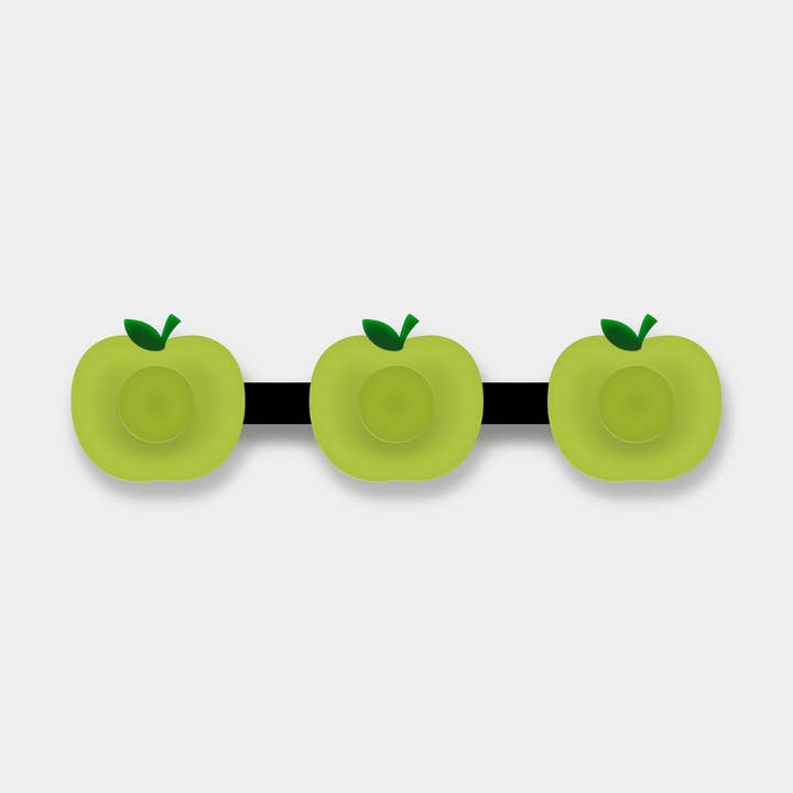 Chiffonhanger met groen appelpatroon voor wholesale door plexifolies