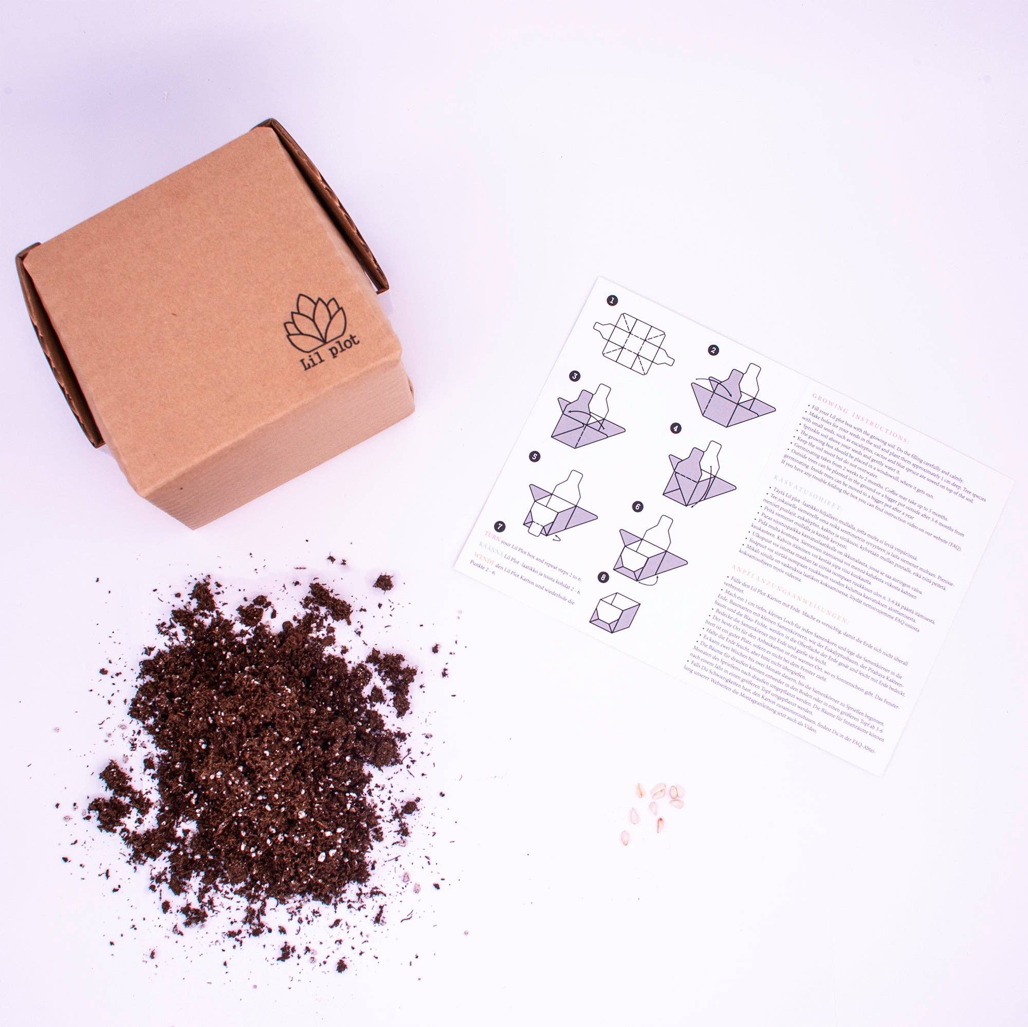 Lil Plot - Wholesale Plant Seeds - Pomegranate Tree Growing Kit3