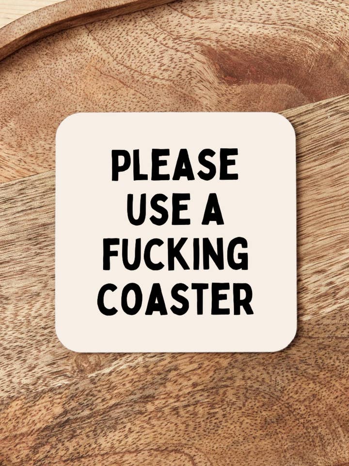 Por favor, usa um maldito porta-copos | Porta-copos por atacado de Wisdom and Wonder Designs