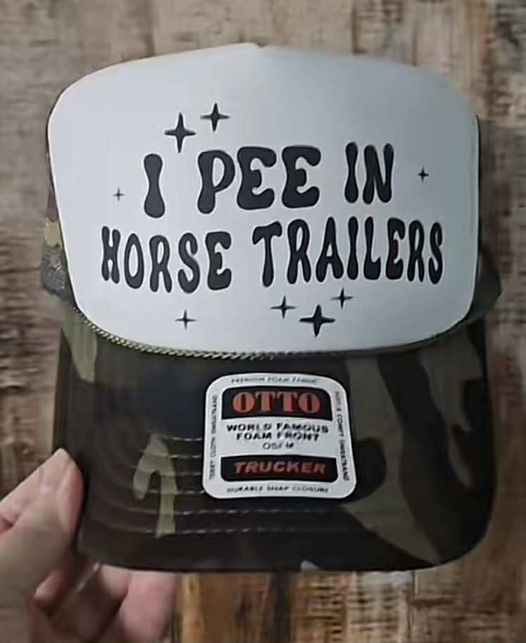 Skymorphew Branding Co - Wholesale Sublimation Transfer - I pee in horse trailers 0
