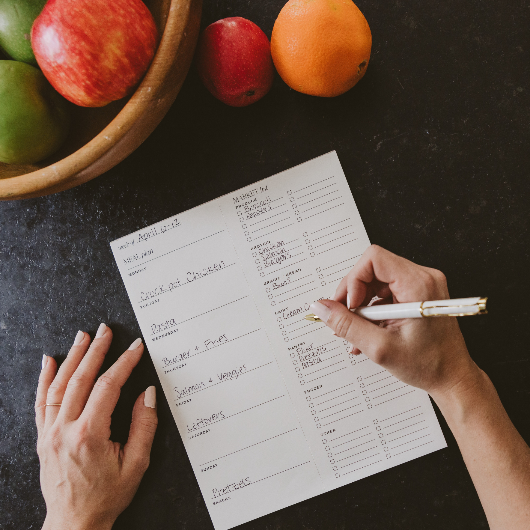 Sweet Water Decor - Wholesale Notepad - Weekly Meal Plan Notepad - Stationery & Market List2