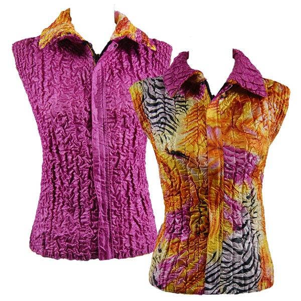 The Magic Scarf Company - Wholesale Outerwear Vest - Women's - 4537 - Quilted Reversible Vests10