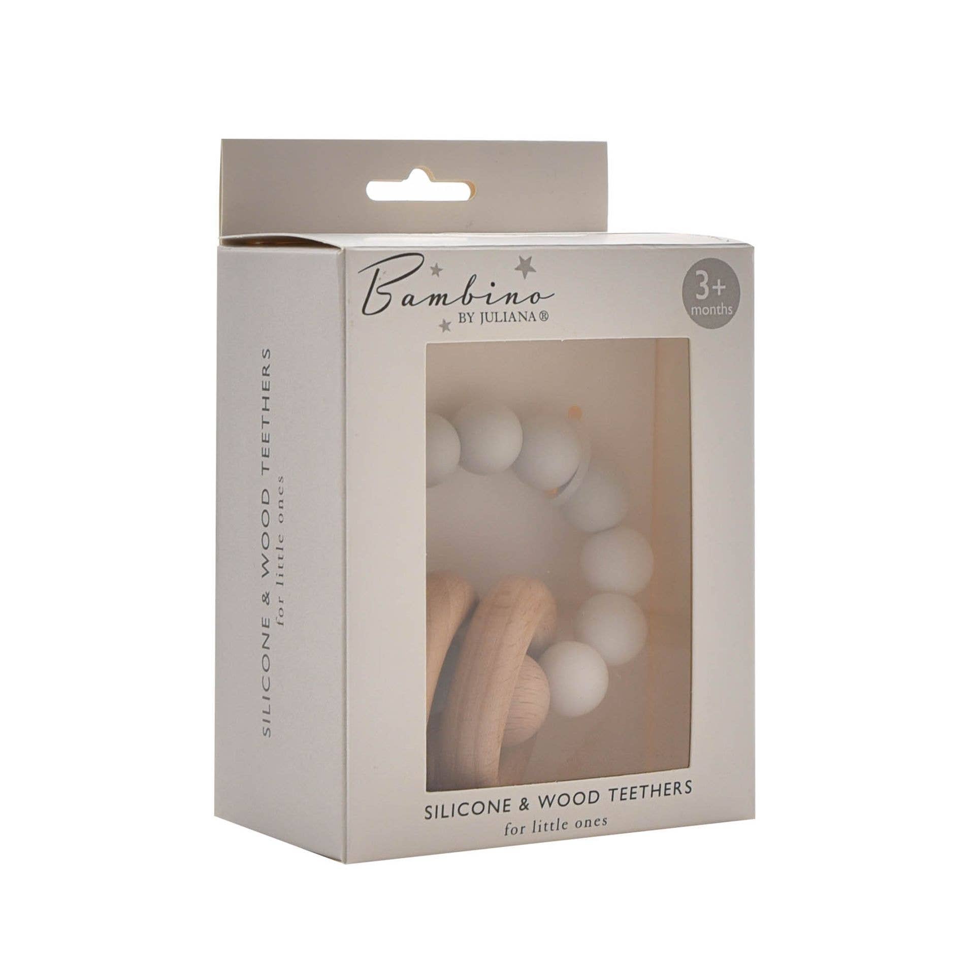 WIDDOP and Co. - Wholesale Teether (Not Clip-On) - Baby - Bambino Ombre Teething Toy Grey2