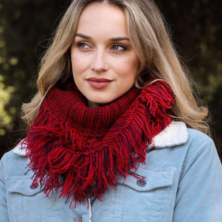 Leto Accessories - Wholesale Scarf - Women's - Soft and Warm Marled Knit Infinity Loop Scarf ♾️2