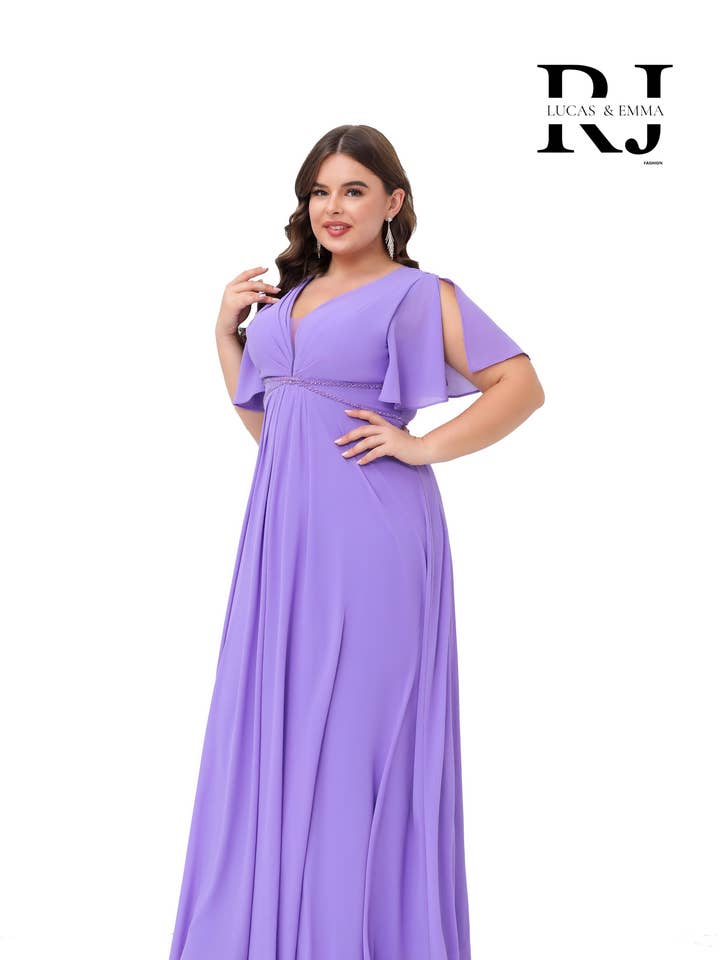 Lucas & Emma - Sarl RJ & co - Vente Robe de soirée – femme - Robe de soirée grande taille Houston 22296