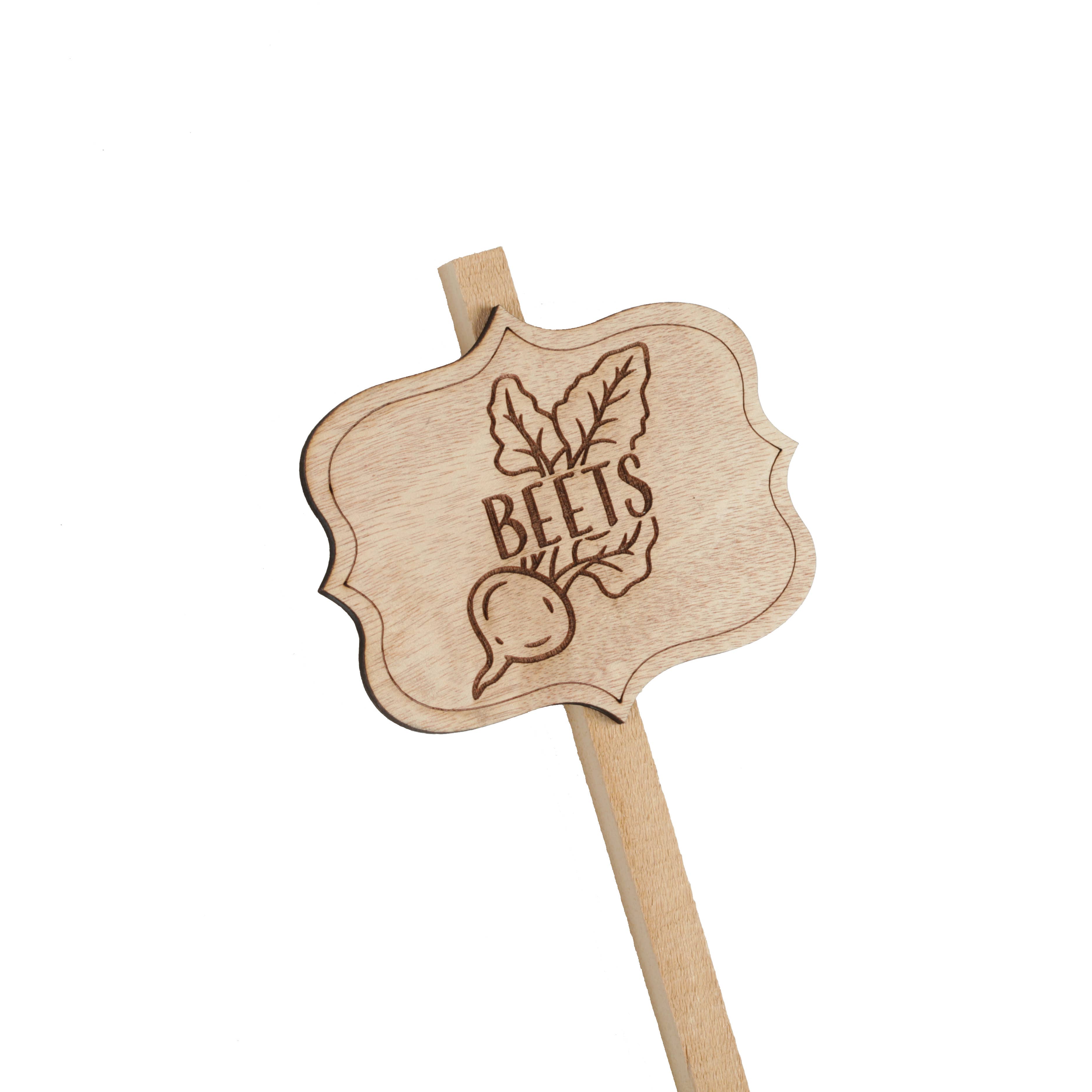 Works of Heart - Wholesale Garden/Lawn Stake - Vegetable Wood Garden Markers14