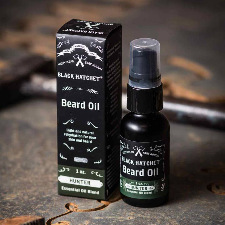 Latika Beauty - Wholesale Beard Styling Product - Beard Oil - Hunter ⚫ Gift for Men1