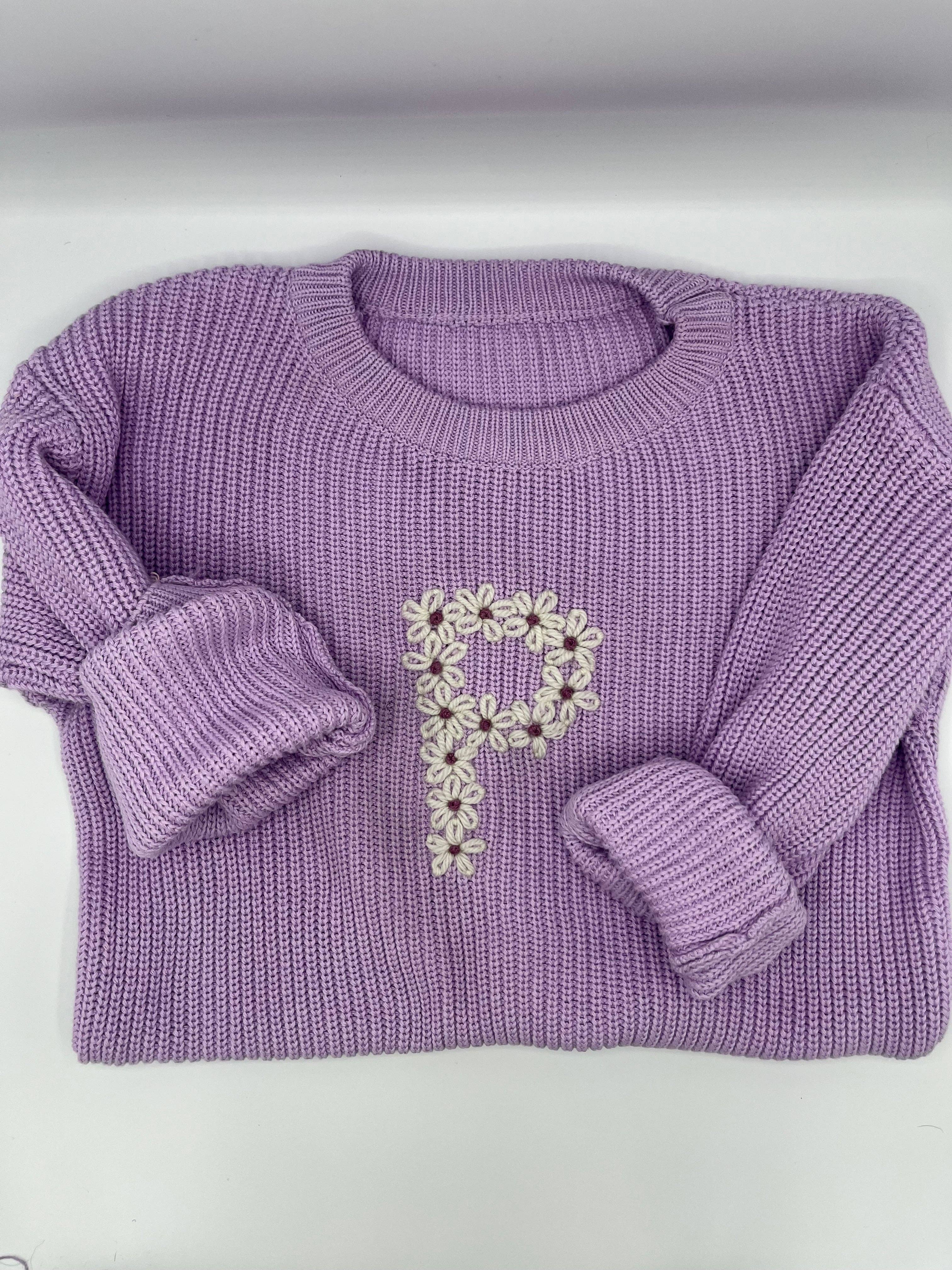 Pretty Little Stitch - Venta al por mayor Jersey de punto - Niños - Suéteres de punto con diseño de iniciales3