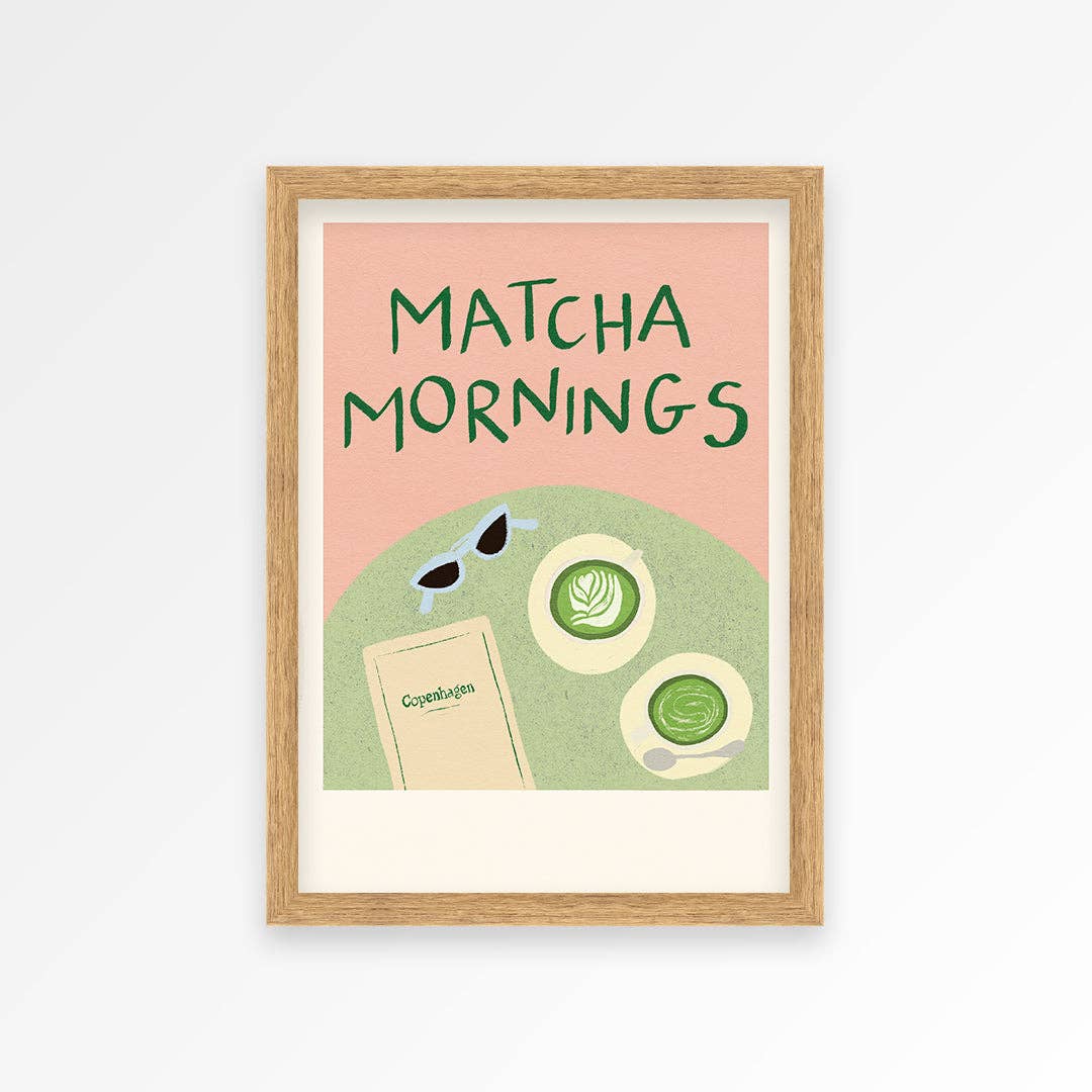 Proper Good - Wholesale Art Print - Matcha Mornings in Copenhagen Print4