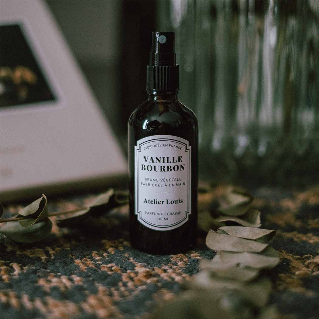 Atelier Louis - Vente Vaporisateurs d'ambiance et de linge - Brume végétale Vanille Bourbon6