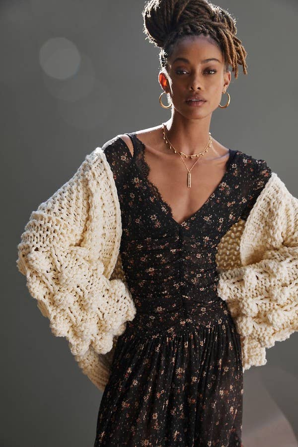 SAACHI - Wholesale Cardigan - Dames - Gebreid vest met snuistermouwen5