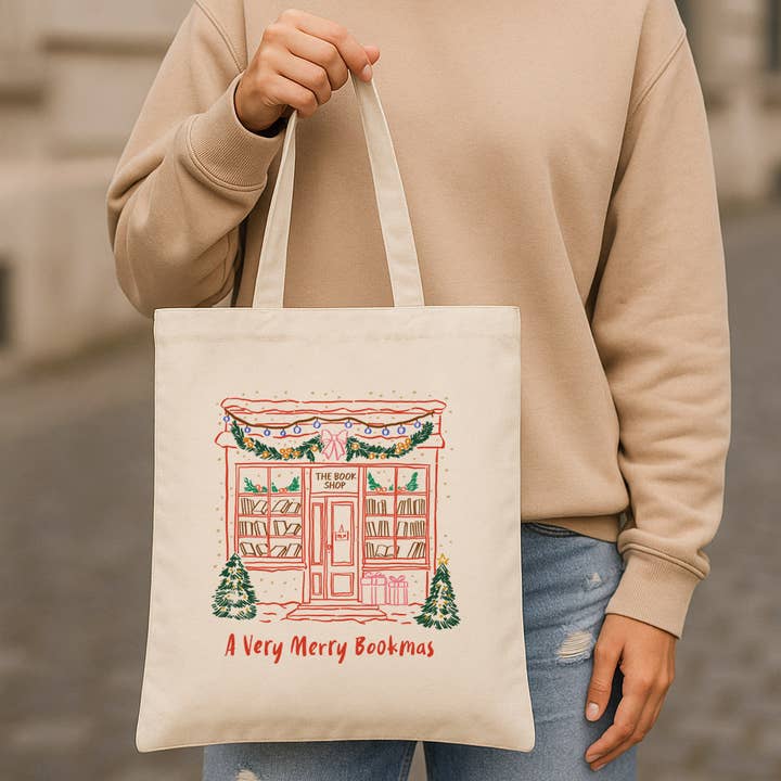 God Jul-bok Canvasväska för wholesale av DaisyChainDesignCo