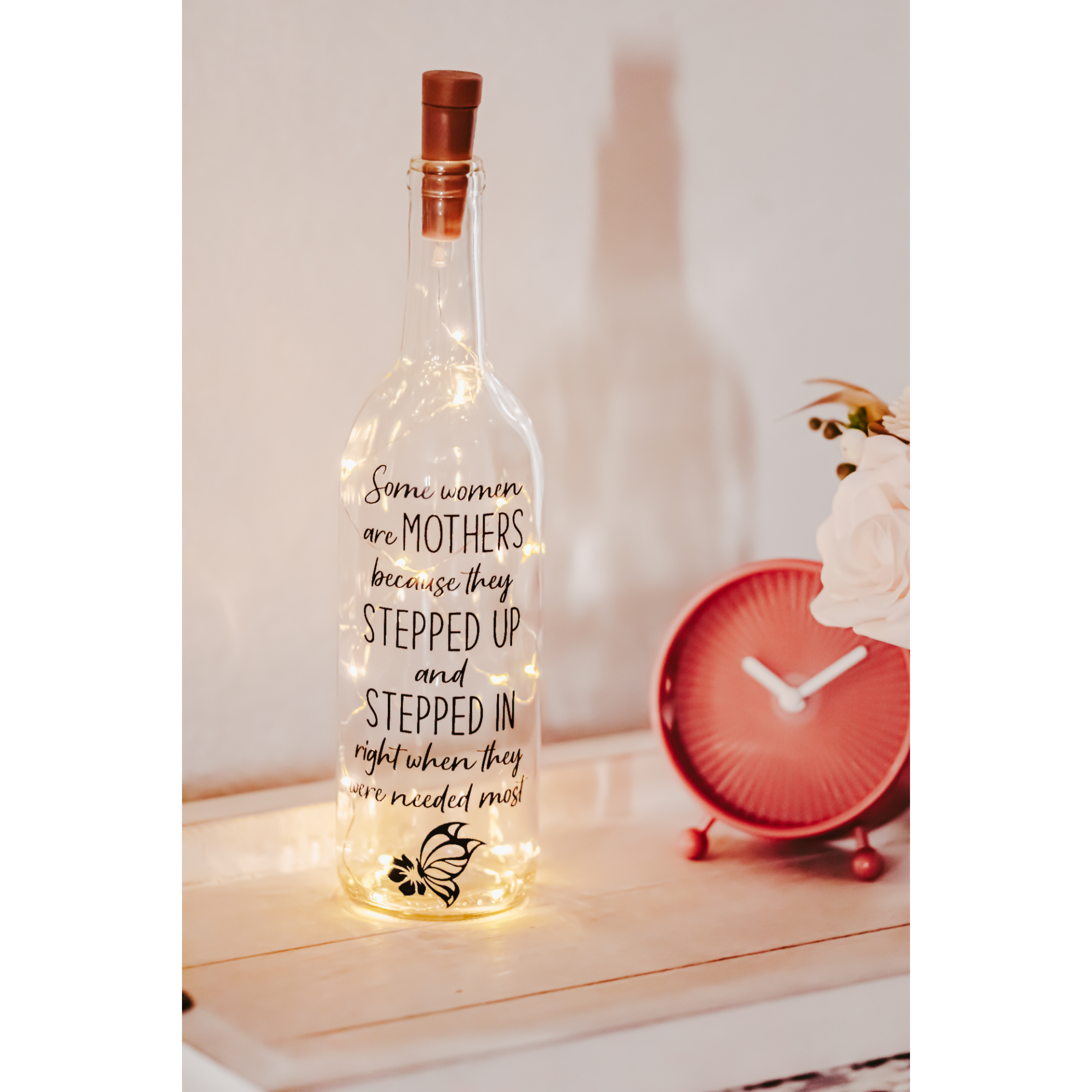 Firefly Home Designs - Wholesale Accent/desk lamp - Mothers Day Gifts, Mothers Day, Spring, Wine Bottle Lamp0