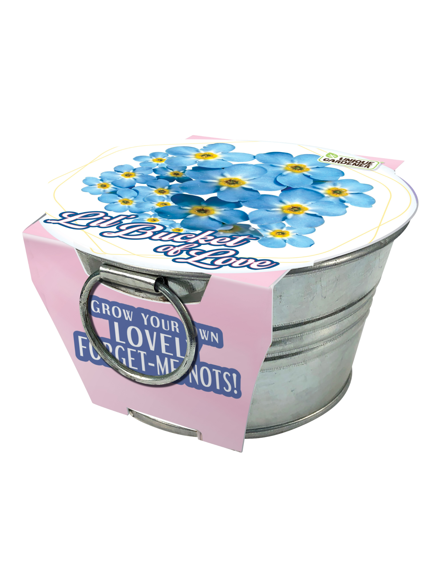Silver Circle Products - Wholesale Plant Seeds - Lil' Bucket of Love - Grow Your Own Forget-Me-Nots0