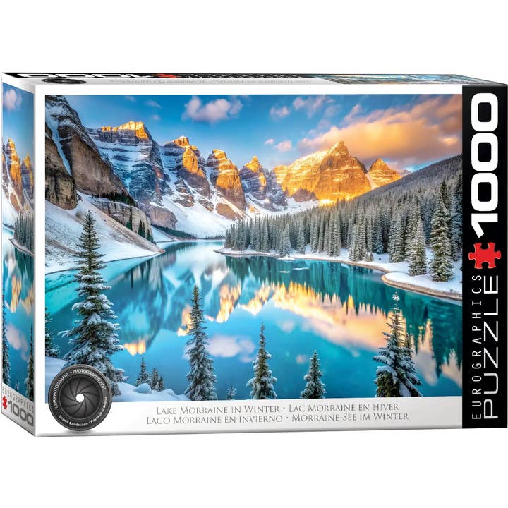 Lake Morraine in Winter for wholesale by Eurographics Puzzles Canada