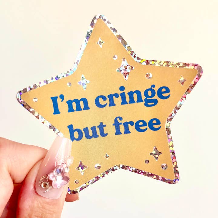 Maobabie - Wholesale Sticker - Vinyl Sticker - I'm Cringe but Free Star