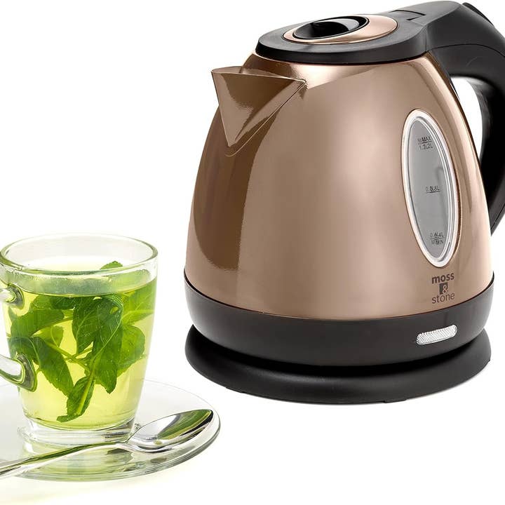 Stainless Steel Electric Kettle Small, Cordless 1.2L Portable Hot Water Kettle Electric, 1500w Strong Fast Boiling Pot, Electric Teapot, Electric Tea Kettle With Boil Dry Protection for wholesale by Moss & Stone