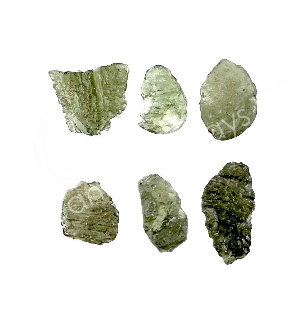 Oceanic Linkways Inc - Wholesale Spiritual Stone/Crystal - ROUGH - MOLDAVITE 0.5-0.75" (GM)1