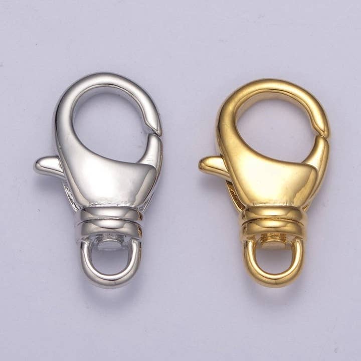 Gold / Silver Lobster Clasps - 24K Gold Filled Clasp for Jewelry Making Findings L-584 L-585 for wholesale by Aim Eternal
