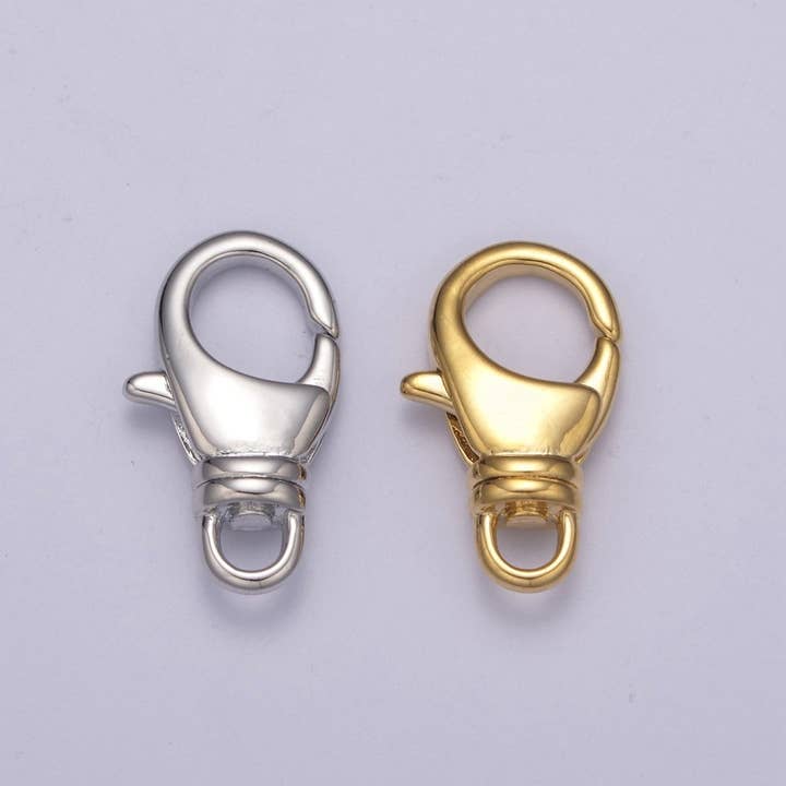 Gold / Silver Lobster Clasps - 24K Gold Filled Clasp for Jewelry Making Findings L-584 L-585 for wholesale by Aim Eternal
