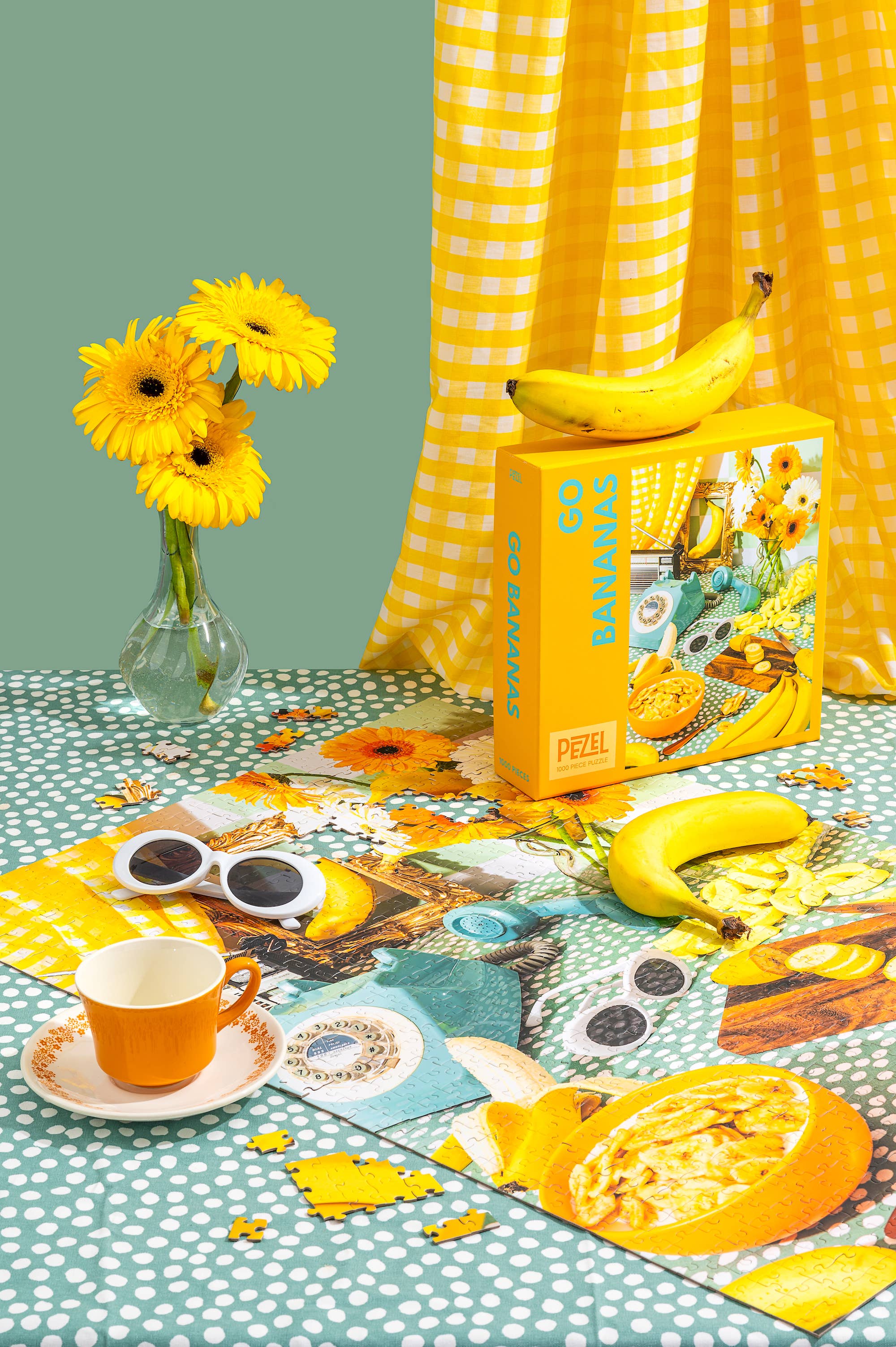 Pezel Puzzles - Wholesale Puzzle - Adult - 🍌 Go Bananas 🍌 | 1000 Piece Jigsaw Puzzle w/ Canvas Bag2