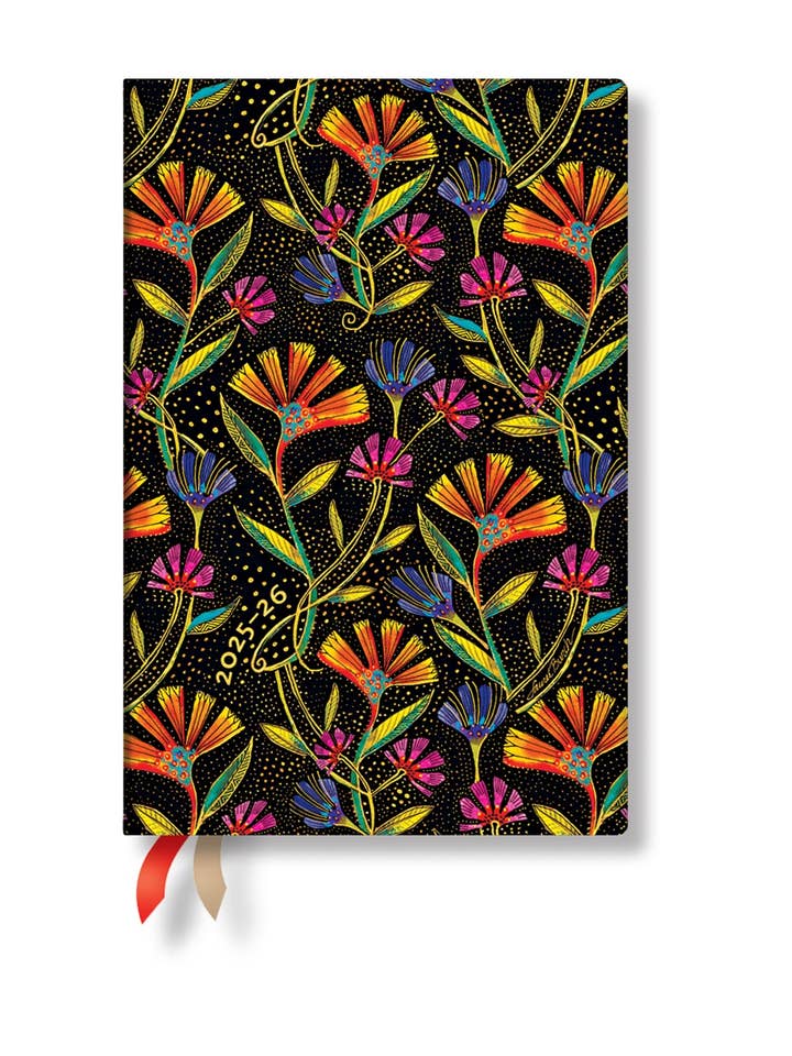 Paperblanks 2026 Wild Flowers Mini Horizontal HC 18M Plnr for wholesale by Chronicle Books