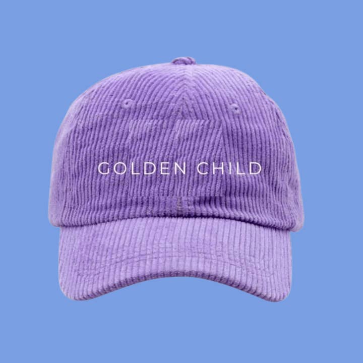 Children's Corduroy Cap - Lilac for wholesale by Golden Child