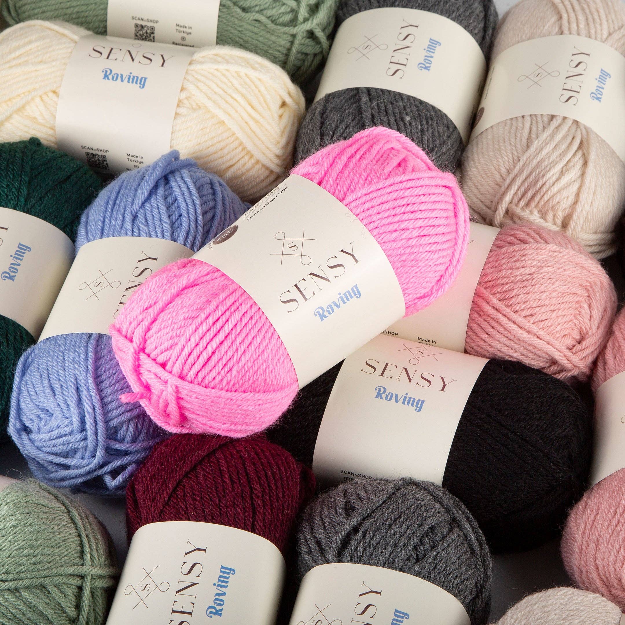 Sensy - Wholesale Yarn - Sensy Roving Yarn, 3.5 oz, 132 Yards, Gauge 5 Bulky8