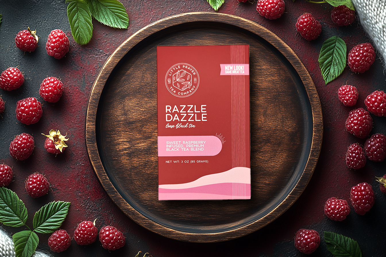 Little Prayer Tea Company – wholesale Loose tea – Razzle Dazzle Raspberry Tea3