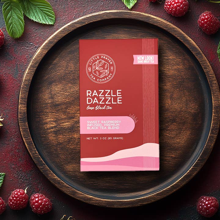 Little Prayer Tea Company – wholesale Loose tea – Razzle Dazzle Raspberry Tea3