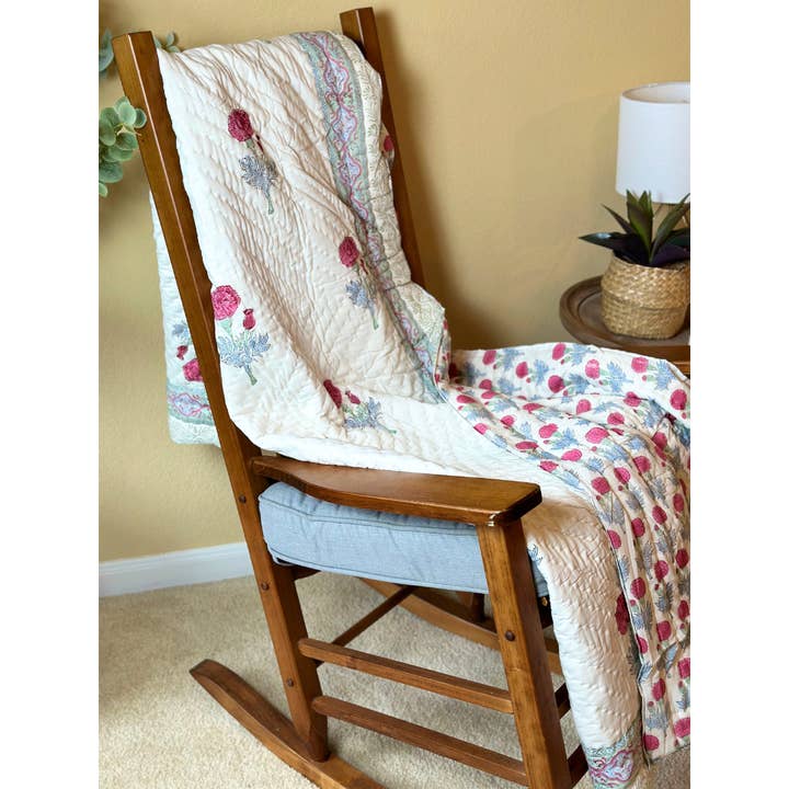 French Rose Cotton Cloud Comforter for wholesale by Ruhe - The Home Look