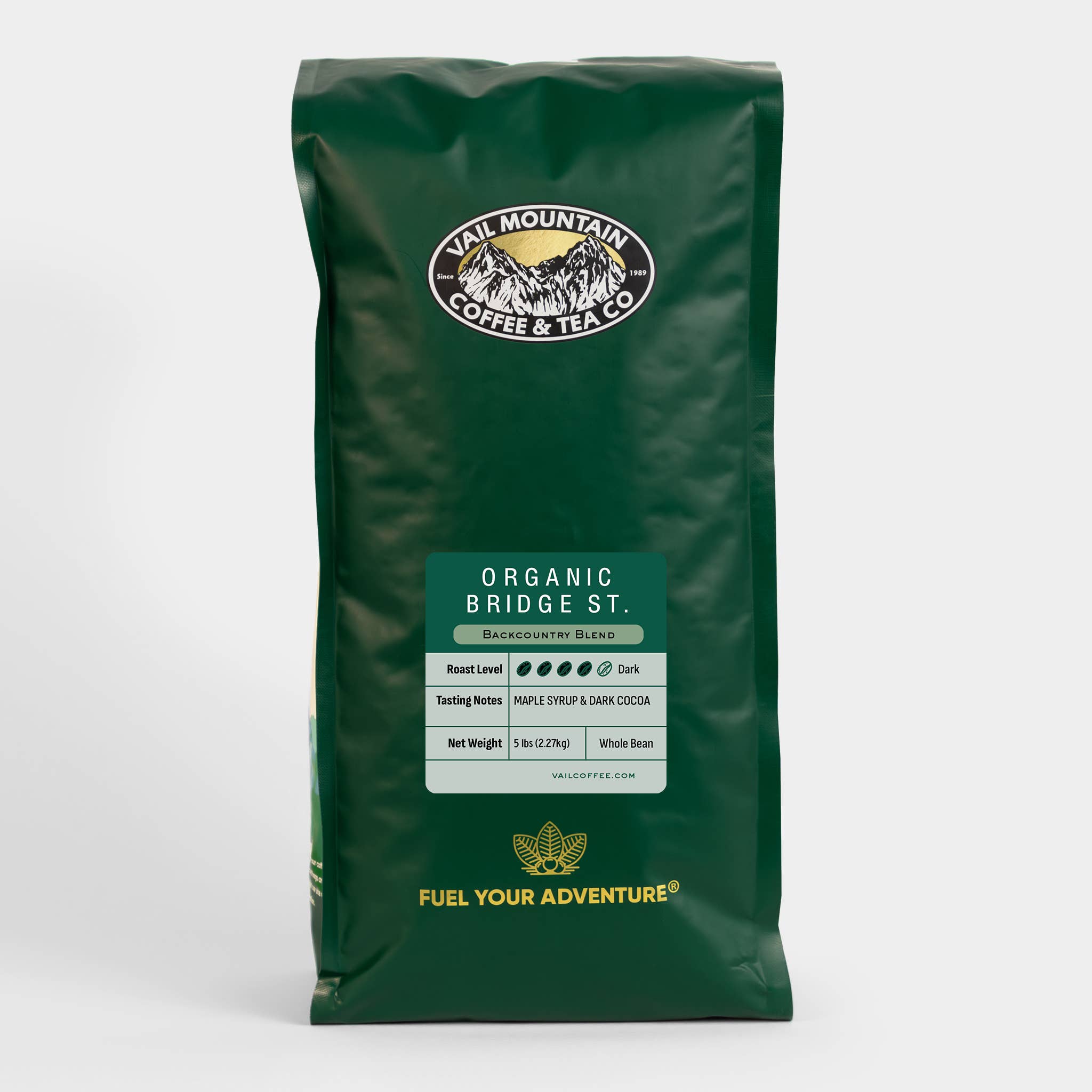 Vail Mountain Coffee & Tea Co. - Wholesale Coffee Beans - Organic Bridge Street Blend3