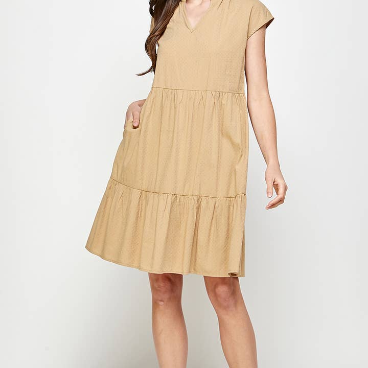 TIERED DETAIL DRESS for wholesale by FUN2FUN