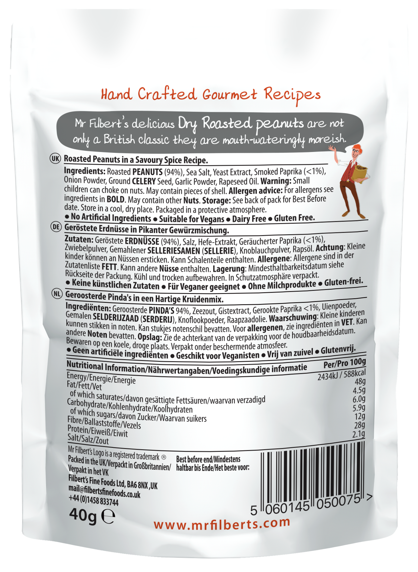 Mr Filbert's – wholesale Nuts – Dry Roasted Peanuts2