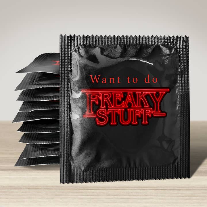 CALLVIN EU - Wholesale Gag Gift/Novelty Gift - Condom : Préservatif: Want to Do Freaky Stuff
