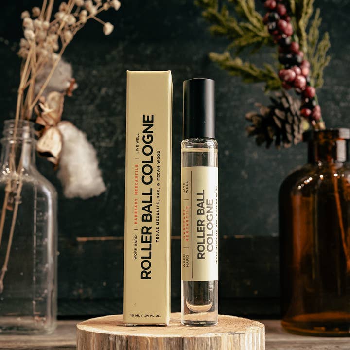 Roller Ball Cologne | The Americana Series | Tan Label for wholesale by Manready Mercantile