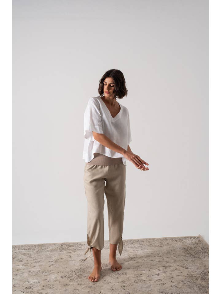 LUXMII - Wholesale Blouse – Women’s - Hecate Top White2