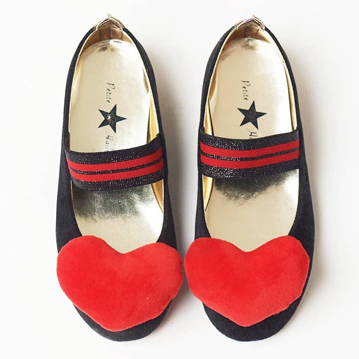 Velvet MaryJane Shoes W Removable Patches for wholesale by Petite Hailey