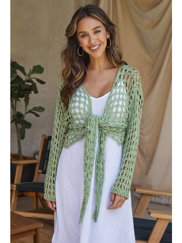 MILIO MILANO - Wholesale Knit Top - Women's - SOLID KNIT TIE FRONT TOP (72538/800808)