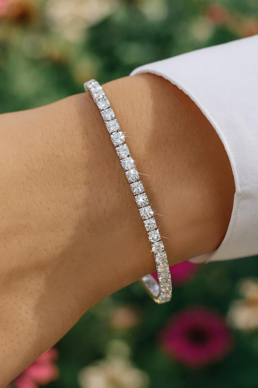 brillare collective – wholesale Tennis bracelet – VVS1 Moissanite Tennis Bracelets & Diamond-Alternative Jewel2
