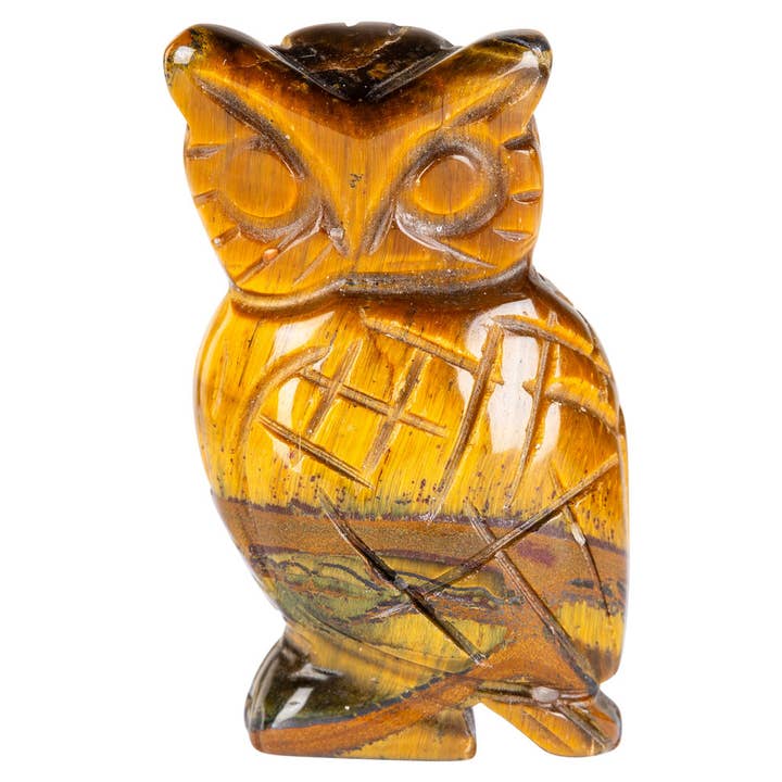 Benjamin International - Wholesale Spiritual Stone/Crystal - CARVED GEMSTONE OWLS2