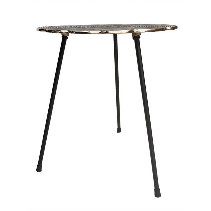 Voglrieder - Wholesale Side Table - Side table metal decorative table Hilton ø 35 x H 46 cm round A7
