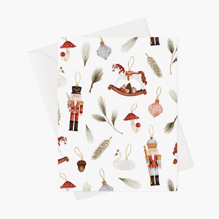 Casse-Noisette Ornements - Julkarta för wholesale av Marie-Lise Illustration